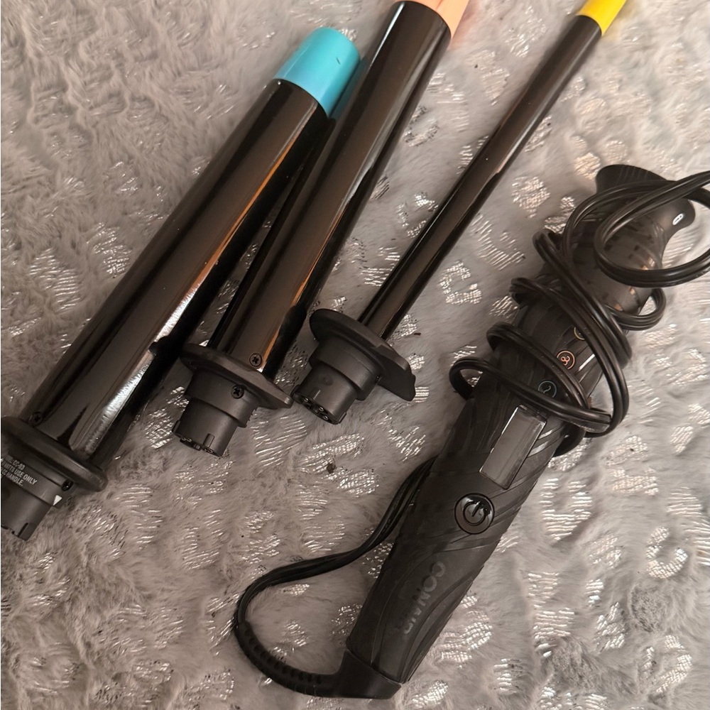 Conair Interchangeable Curling Wand Set